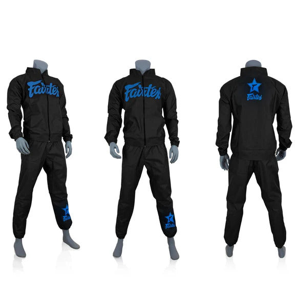 Fairtex Weight Management Fairtex VS3 Sauna Sweat Suit - Black/Blue