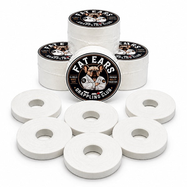Fat Ears Grappling Club Finger Tape Fat Ears Grappling Club Finger Tape 6 Rolls White