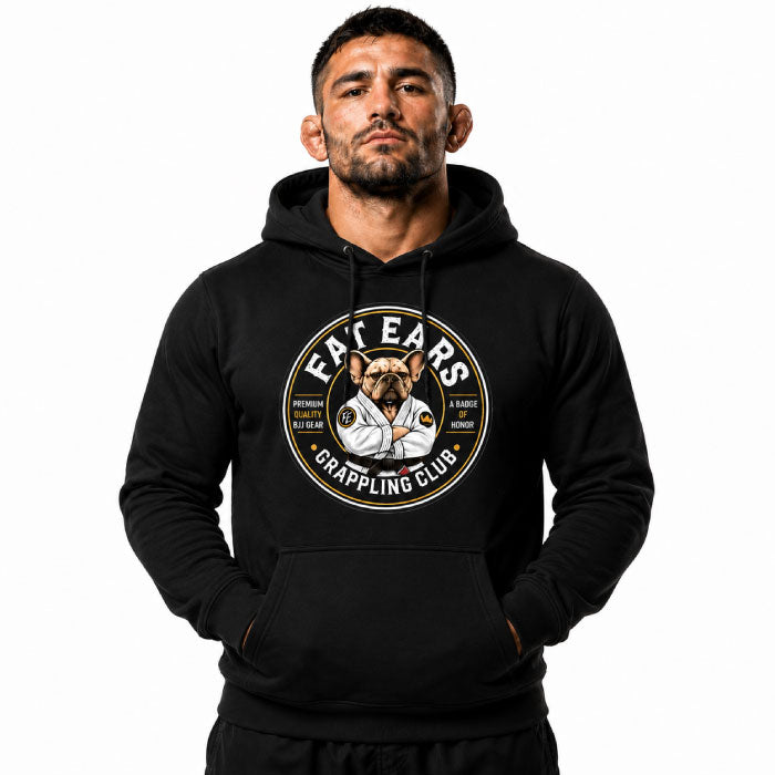 Fat Ears Grappling Club T Shirts Fat Ears Grappling Club Badge Of Honor Hoodie