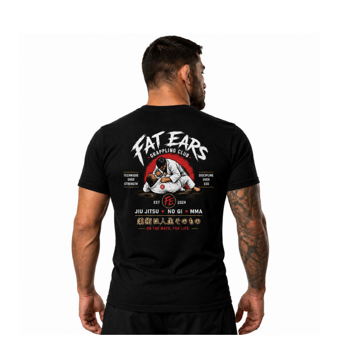 Fat Ears Grappling Club On The Mats T Shirt