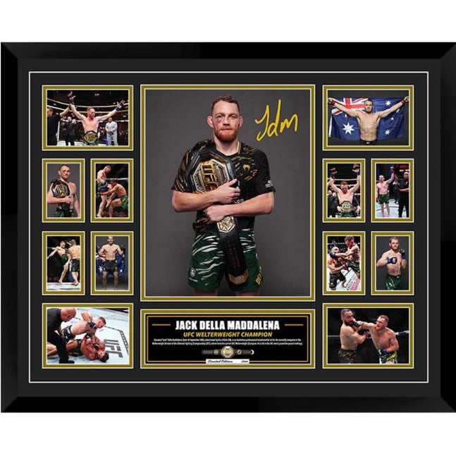 Fight Legacy Memorabilia Memorabilia Jack Della Maddalena UFC Champion Signed & Framed Photo
