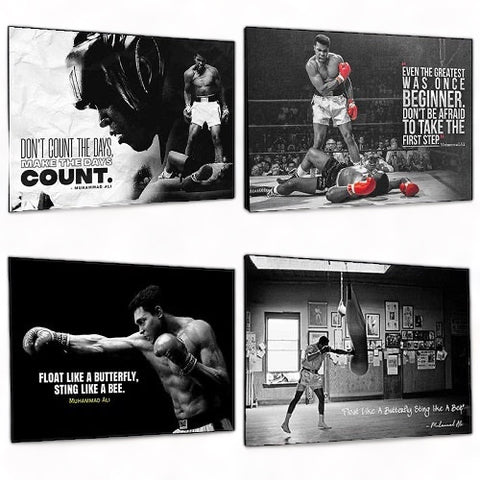 Ali Inspirational Quotes Canvas Range