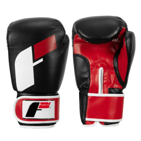 Fighting Sports Boxing Gloves 12oz / White Fighting Logo Boxing Gloves