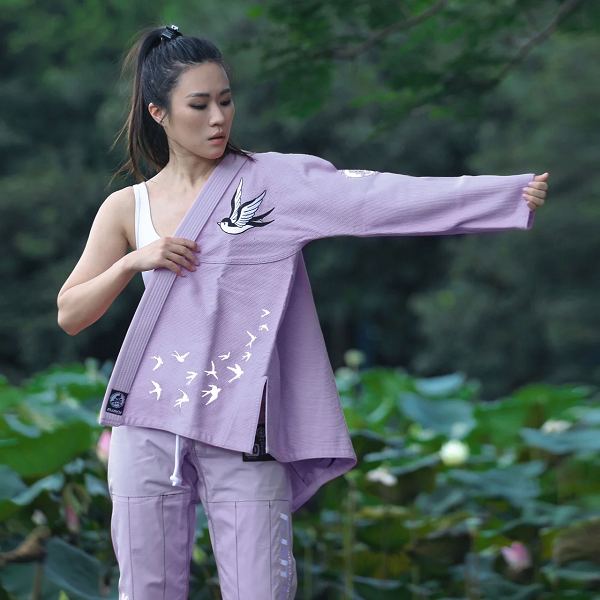 Fluory BJJ BJJ Female Fluory Grappling Swallow BJJ Gi Light Purple