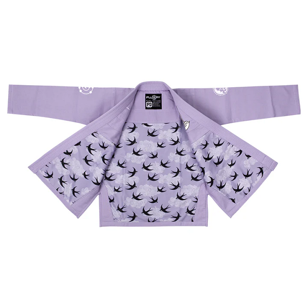 Fluory BJJ BJJ Female Fluory Grappling Swallow BJJ Gi Light Purple