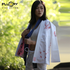 Fluory BJJ BJJ Female Fluory Grappling Swallow BJJ Gi White