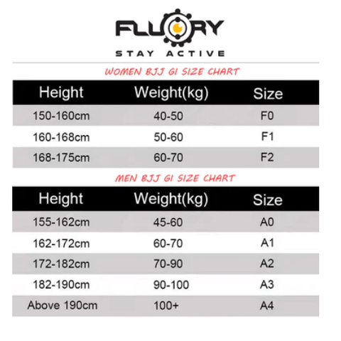 Fluory BJJ BJJ Gis Fluory Grappling Classic BJJ Gi White