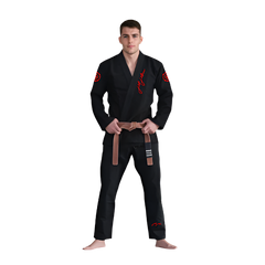 Fluory BJJ BJJ Gis Fluory Grappling Jiu Jitsu Gi Black