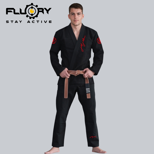 Fluory BJJ BJJ Gis Fluory Grappling Jiu Jitsu Gi Black