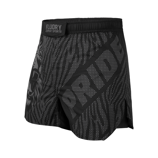 Fluory BJJ MMA Shorts Fluory Lion 2 Layer Grappling MMA Shorts
