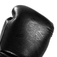 Fluory Muay Thai Boxing Gloves Fluory Dragons Boxing Gloves Black