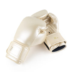 Fluory Muay Thai Boxing Gloves Fluory Luxury Boxing Gloves Champange Gold