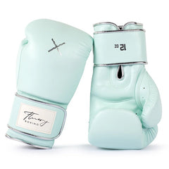 Fluory Muay Thai Boxing Gloves Fluory Premium Boxing Gloves Pastel Blue