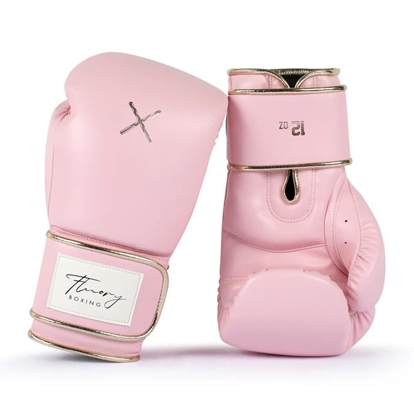 Fluory Muay Thai Boxing Gloves Fluory Premium Boxing Gloves Pastel Pink