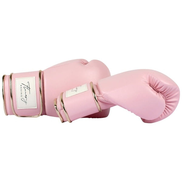 Fluory Muay Thai Boxing Gloves Fluory Premium Boxing Gloves Pastel Pink