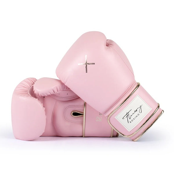 Fluory Premium Boxing Gloves Pastel Pink
