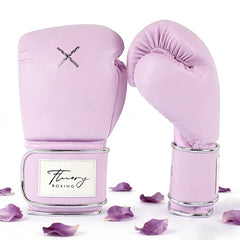 Fluory Muay Thai Boxing Gloves Fluory Premium Boxing Gloves Pastel Purple