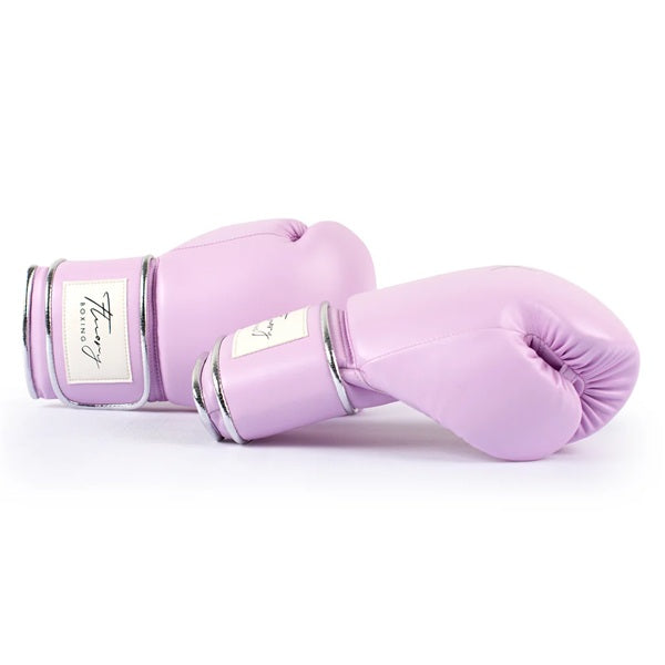 Fluory Muay Thai Boxing Gloves Fluory Premium Boxing Gloves Pastel Purple