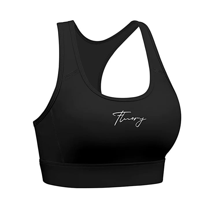 Fluory Womens Sports Top Black