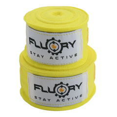 Fluory Muay Thai Hand Wraps & Accessories Bright Yellow Fluory Boxing Handwraps 5m