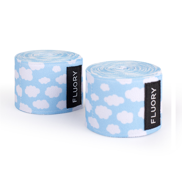 Fluory Muay Thai Hand Wraps & Accessories Fluory Blue Clouds Boxing Handwraps 5m
