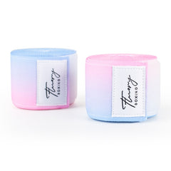 Fluory Muay Thai Hand Wraps & Accessories Fluory Rainbow Hand Wraps Pink 5m