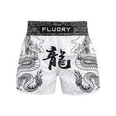 Fluory Muay Thai Muay Thai Shorts Fluory Azure Muay Thai Shorts Black