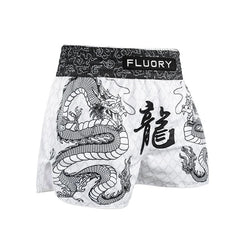 Fluory Muay Thai Muay Thai Shorts Fluory Azure Muay Thai Shorts Black