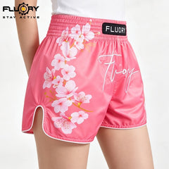 Fluory Muay Thai Muay Thai Shorts Fluory Cherry Blossom Muay Thai Shorts
