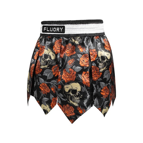 Fluory Muay Thai Muay Thai Shorts Fluory Death Bloon Gladiator Muay Thai Shorts Black