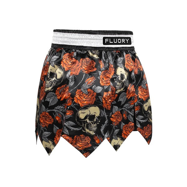 Fluory Muay Thai Muay Thai Shorts Fluory Death Bloon Gladiator Muay Thai Shorts Black