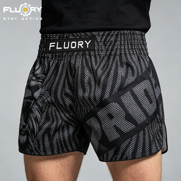 Fluory Muay Thai Muay Thai Shorts Fluory Lions Pride Muay Thai Shorts