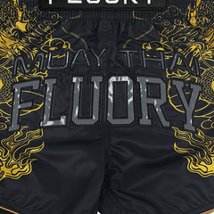 Fluory Muay Thai Muay Thai Shorts Fluory Onyx Dragon Muay Thai Shorts