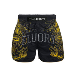 Fluory Muay Thai Muay Thai Shorts Fluory Onyx Dragon Muay Thai Shorts