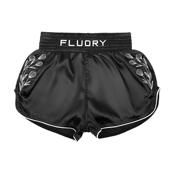 Fluory Muay Thai Muay Thai Shorts Fluory Relief 2 in 1 Muay Thai Shorts Black