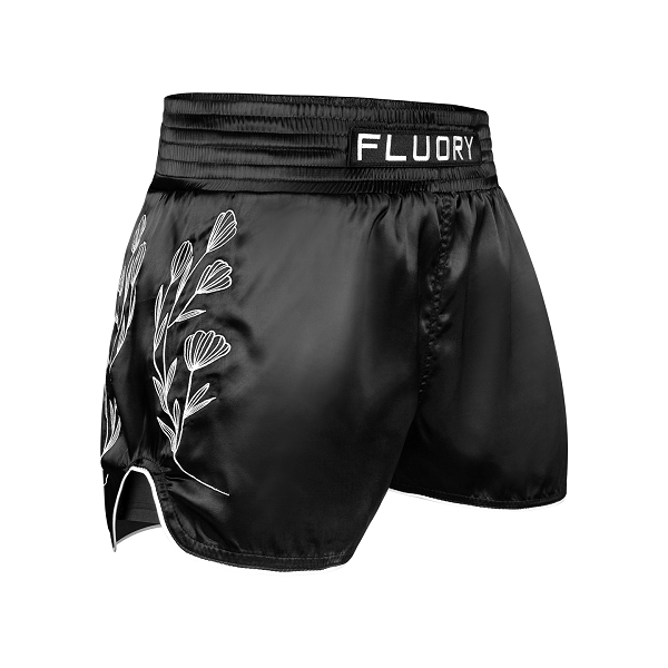 Fluory Muay Thai Muay Thai Shorts Fluory Relief 2 in 1 Muay Thai Shorts Black