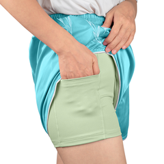 Fluory Muay Thai Muay Thai Shorts Fluory Relief 2 in 1 Muay Thai Shorts Blue