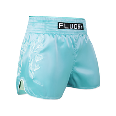 Fluory Muay Thai Muay Thai Shorts Fluory Relief 2 in 1 Muay Thai Shorts Blue
