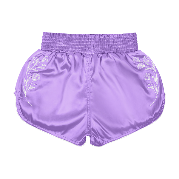 Fluory Muay Thai Muay Thai Shorts Fluory Relief 2 in 1 Muay Thai Shorts Purple