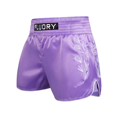 Fluory Muay Thai Muay Thai Shorts Fluory Relief 2 in 1 Muay Thai Shorts Purple