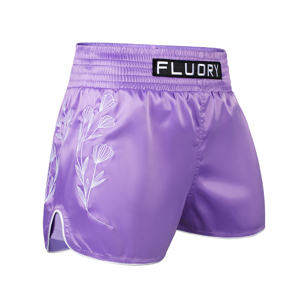 Fluory Relief 2 in 1 Muay Thai Shorts Purple