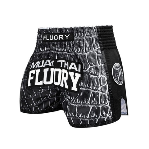 Fluory Muay Thai Muay Thai Shorts Fluory Shadow Scales Muay Thai Shorts