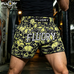 Fluory Muay Thai Muay Thai Shorts Fluory Skull Legion Muay Thai Shorts