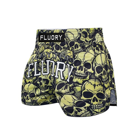 Fluory Muay Thai Muay Thai Shorts Fluory Skull Legion Muay Thai Shorts