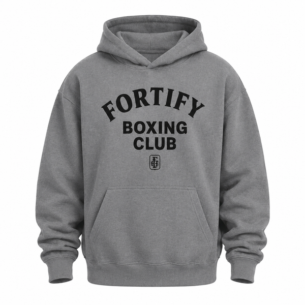 Fortify Boxing Club Hoodies & Long Sleeve YOUTH/KIDS Fortify Albanian Eagle Hoodie Grey