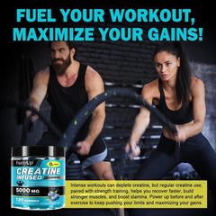 Fuzzy Up Supplements Fuzzy Up Creatine Blueberry Infused Gummies