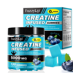 Fuzzy Up Supplements Fuzzy Up Creatine Blueberry Infused Gummies