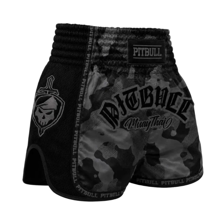 Pitbull Combat Muay Thai Shorts Stealth Camo