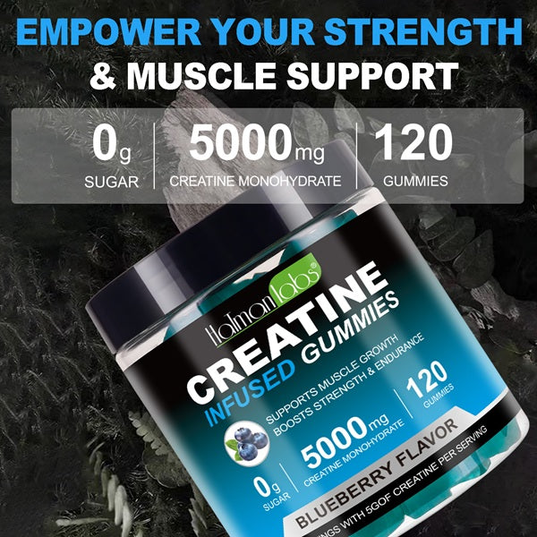 Hatman Labs Supplements Hatman Labs Creatine Monohydrate Gummies Blueberry