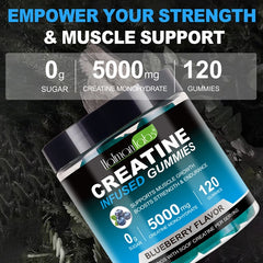 Hatman Labs Supplements Hatman Labs Creatine Monohydrate Gummies Blueberry